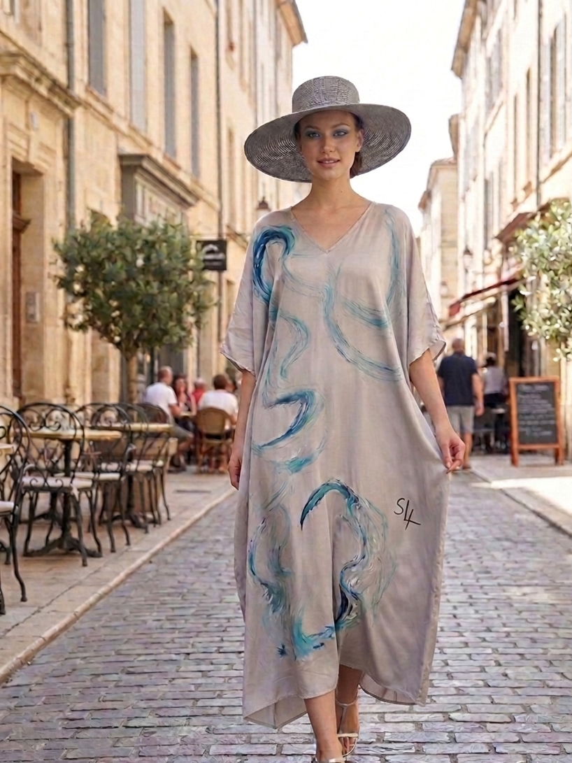 Robe Longue L’Art à Porter gris