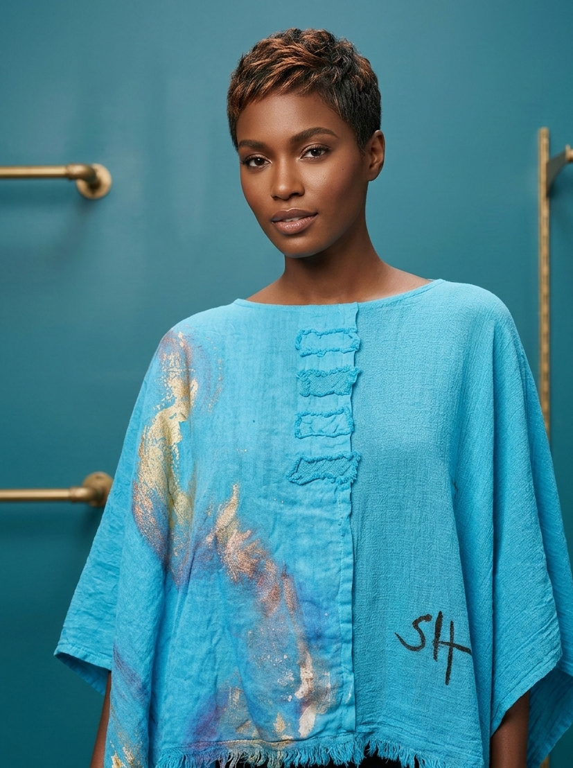 Poncho Longue L’Art à porter