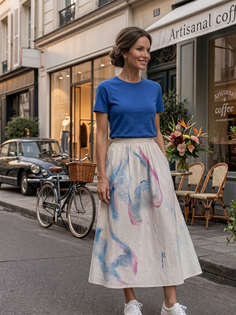 Jupe L’Art à Porter Blanc