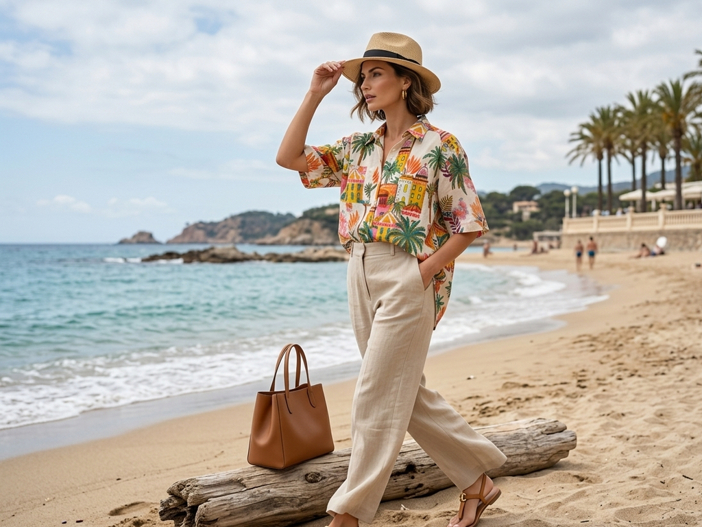 Chemises Village collection Palme