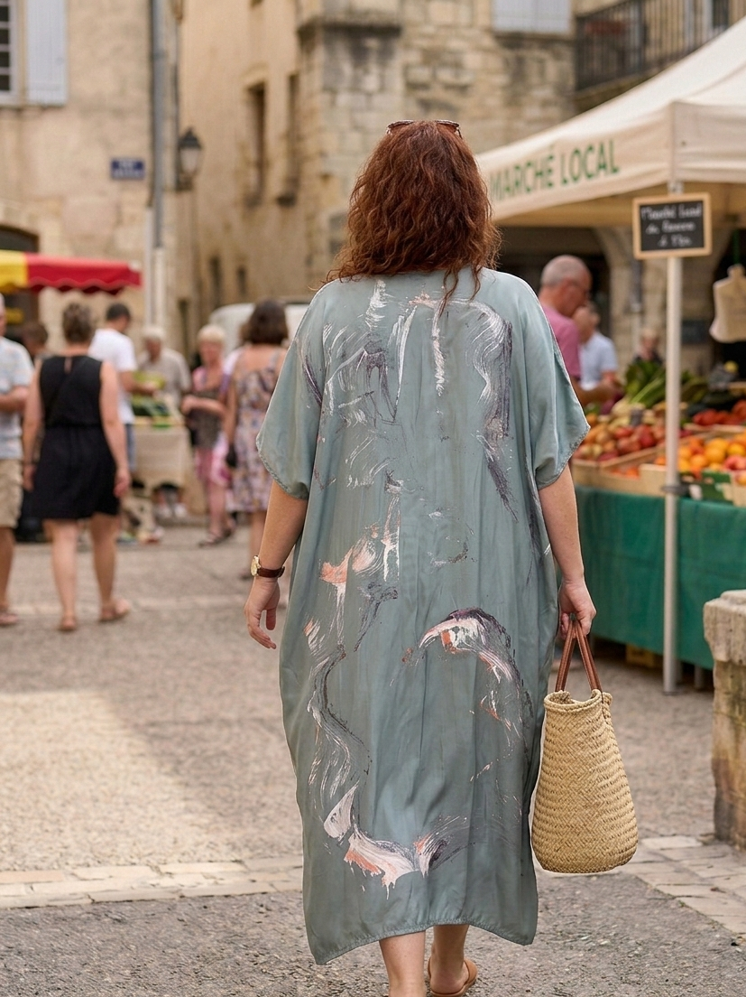 Robe Longue L’art à Porter sauge