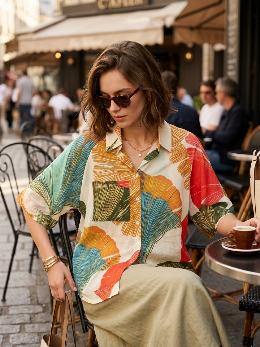 Chemise Ginko collection Palme