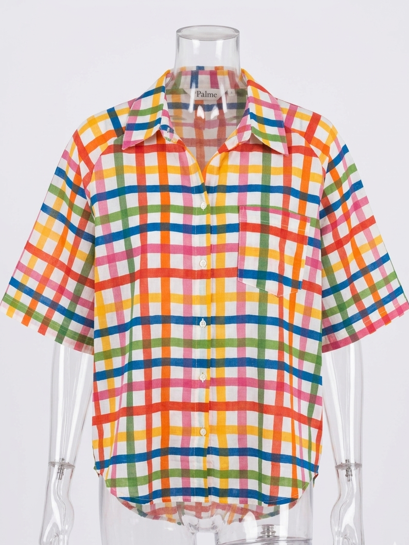 Chemise Multicolore Vitaminé collection Palme