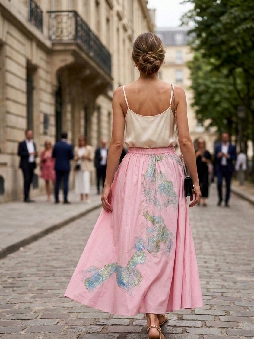 Jupe L’Art à Porter Rose