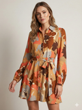 Robe Chemise Terre de Sienne