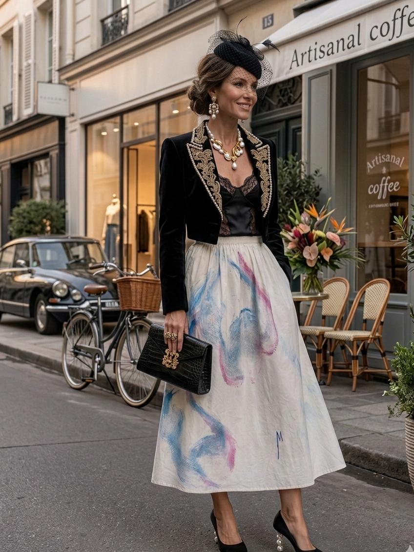 Jupe L’Art à Porter Blanc