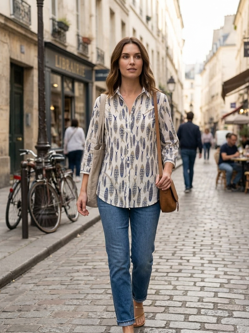Chemise Sardine collection Palme