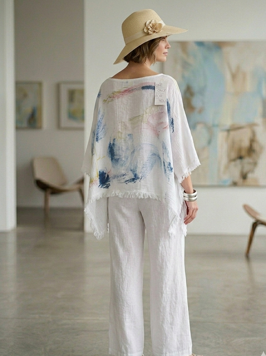 Poncho Court L’Art à porter