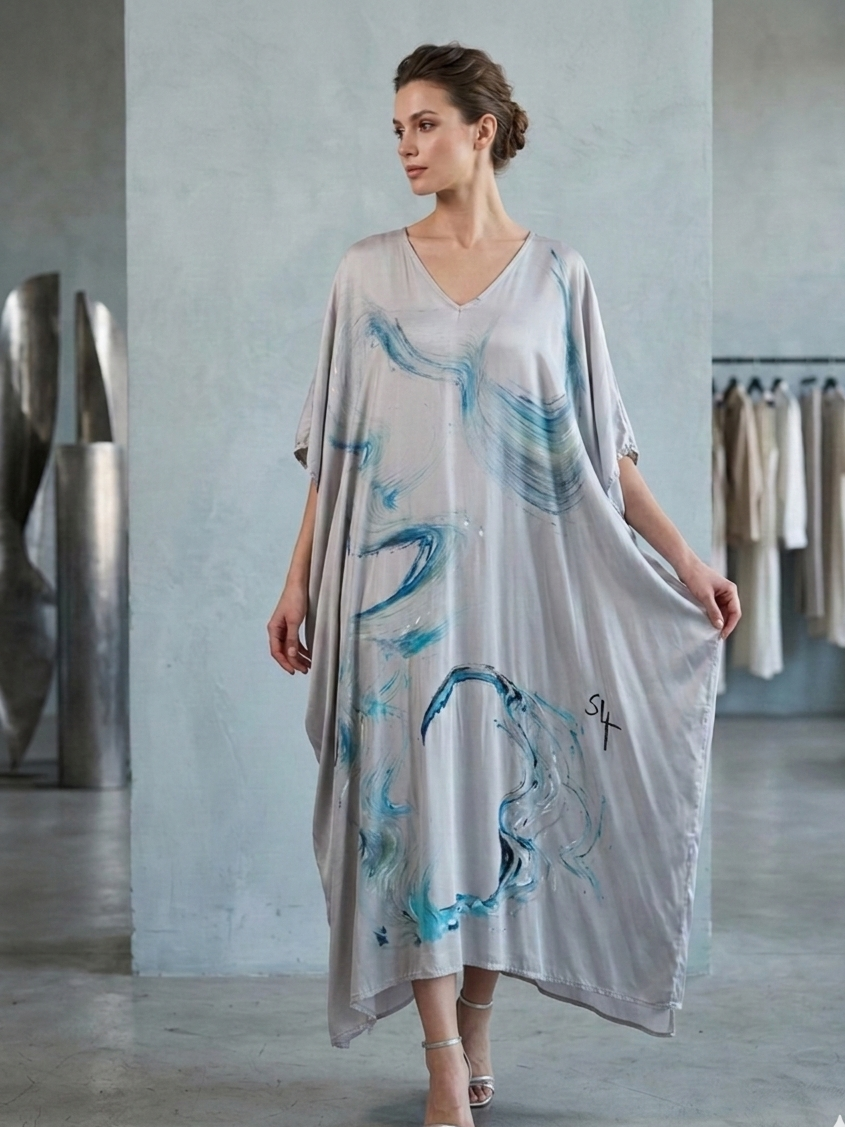 Robe Longue L’Art à Porter gris