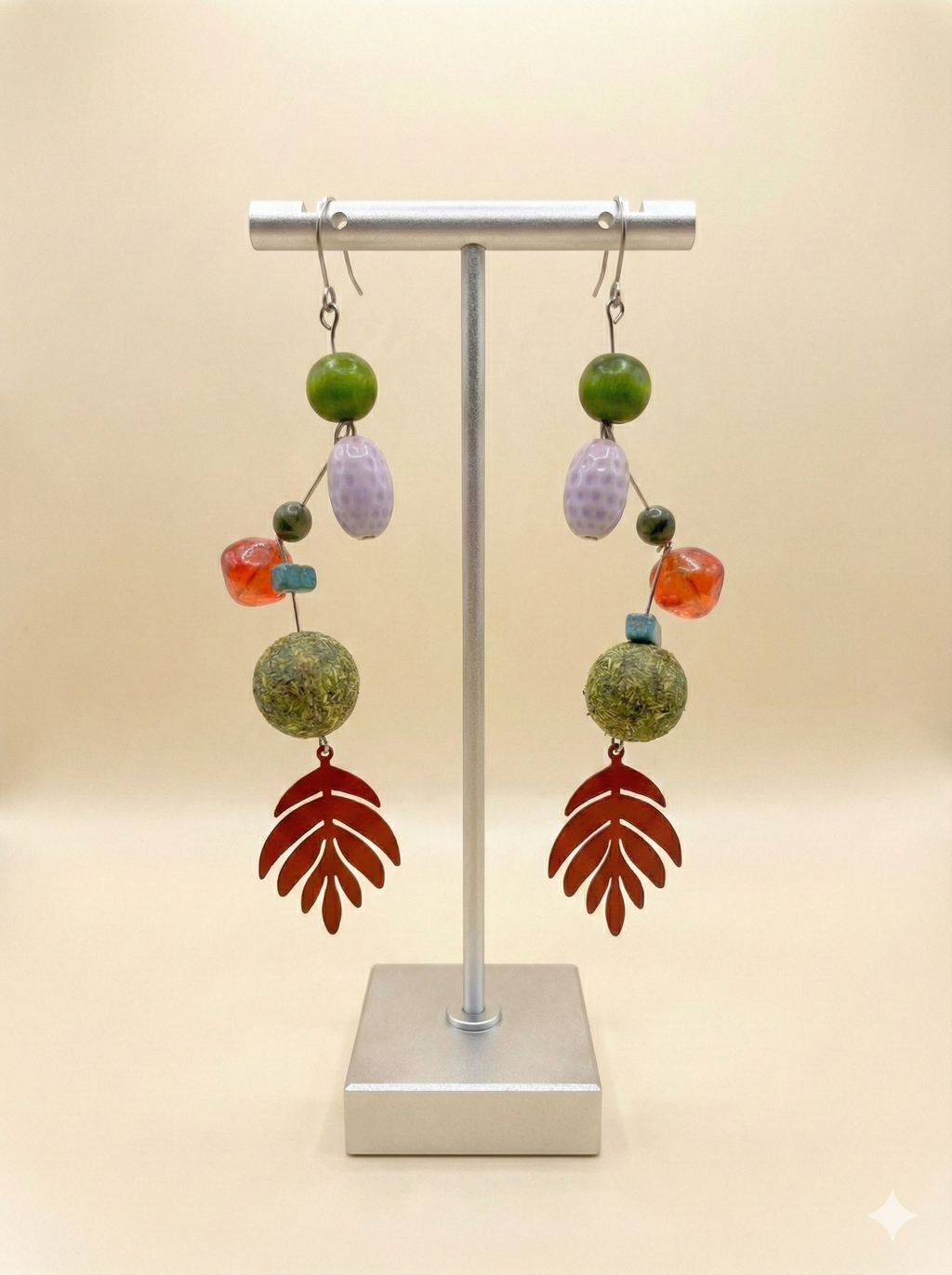 Boucles d’oreilles Jardin Éclectique