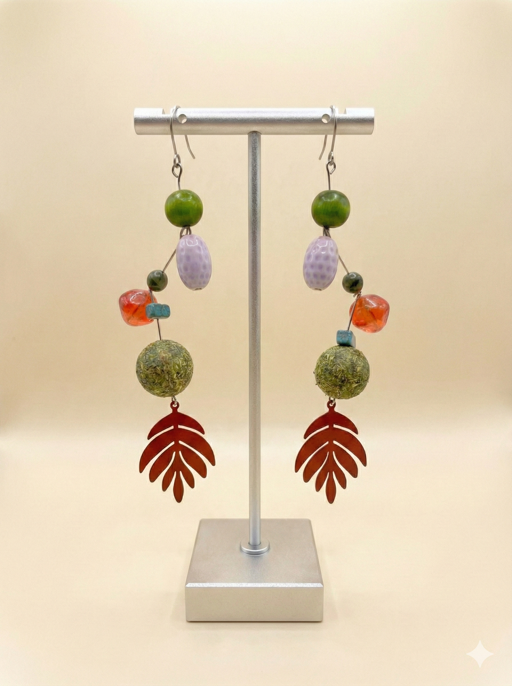 Boucles d’oreilles Jardin Éclectique